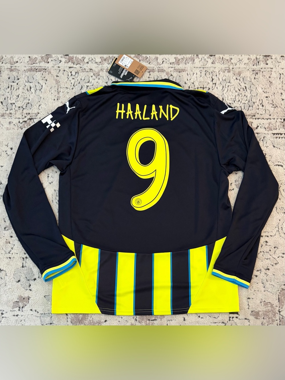 Puma Official 2024/2025 Manchester City Erling Haaland 775087-02 Jersey Men’s L
